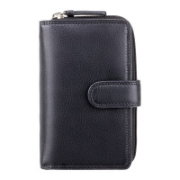 Чорний гаманець жіночий Visconti HT33 BLK Madame c RFID