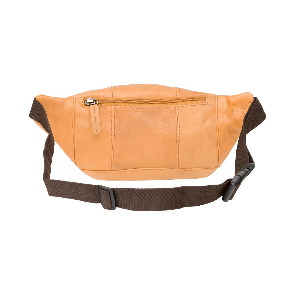 Світло-коричнева шкіряна сумка на пояс Visconti 720 SND Bumbag