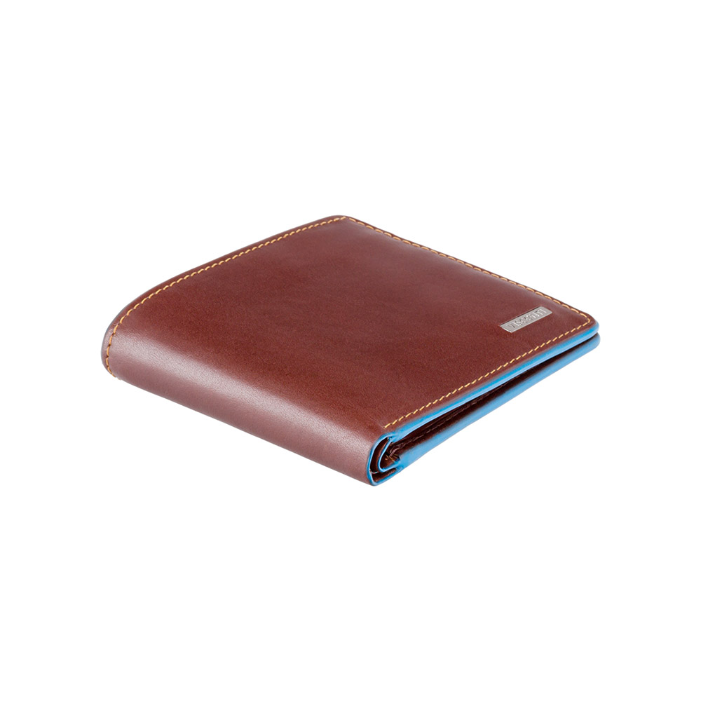 Коричневий шкіряний гаманець Visconti ALP85 IT BRN Ozwald з RFID