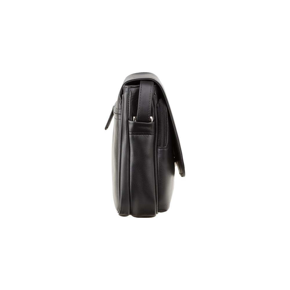 Чорна жіноча шкіряна сумка Visconti 3190 BLK Claudia