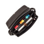 Чорна жіноча шкіряна сумка Visconti 3190 BLK Claudia