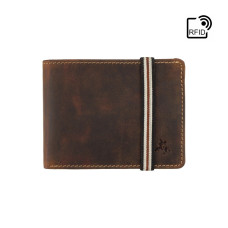 Коричневий портмоне чоловічий Visconti BN3 OIL TAN Segesta