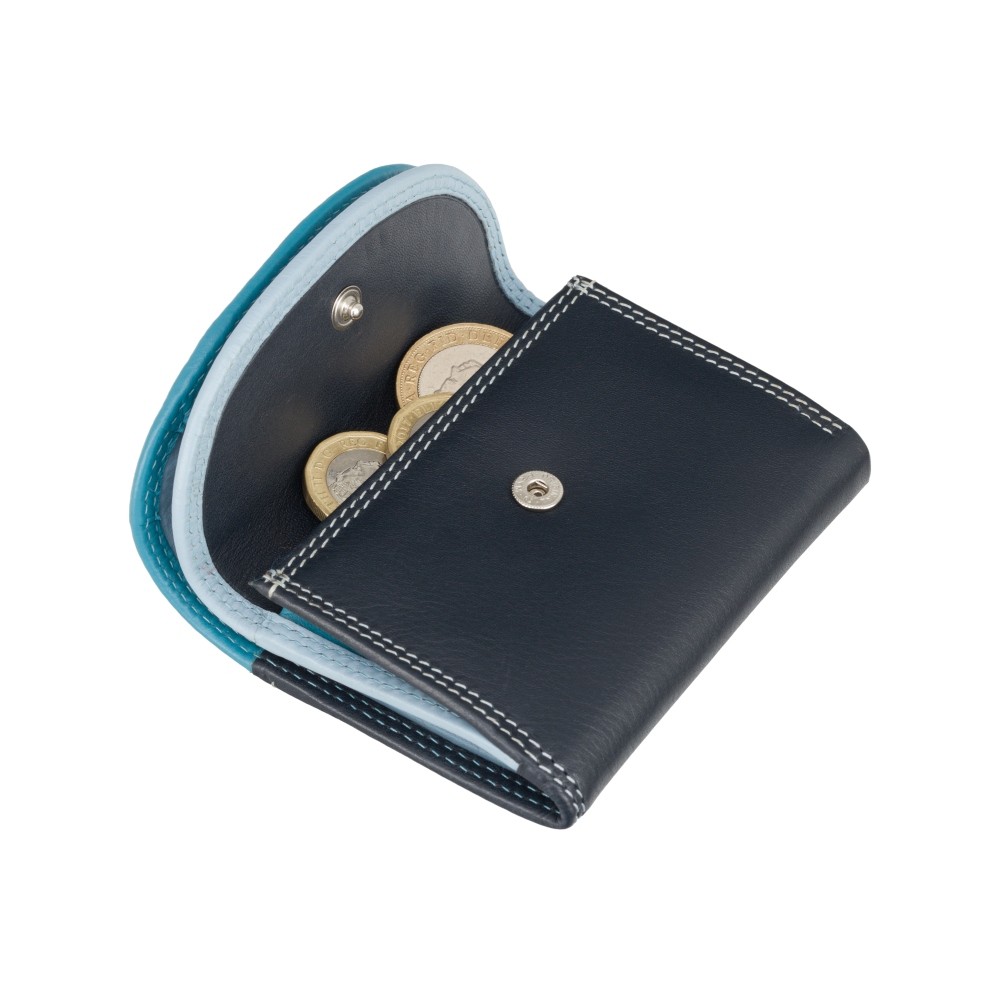 Блакитний мультикоровий жіночий гаманець Visconti RB126 BLUE M Zanzibar