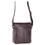 Коричнева шкіряна сумка через плече Visconti S7 BRN Bag