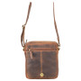 Коричневі шкіряні сумки через плече Visconti S7 OIL TAN Bag A5