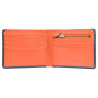 Синій шкіряний портмоне Visconti PLR72 ST/BL/OR Segesta c RFID