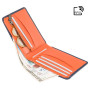 Синій шкіряний портмоне Visconti PLR72 ST/BL/OR Segesta c RFID