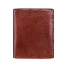 Коричневий шкіряний портмоне під візитні картки Visconti TSC49 TAN Matteo c RFID