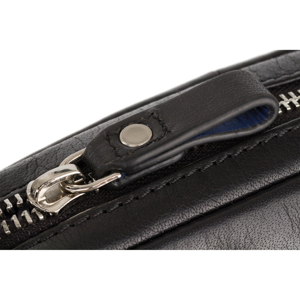 Чорна сумка з натуральної шкіри Visconti ML40 BLK