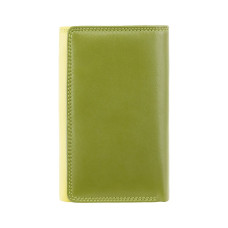 Зелений шкіряний гаманець Visconti RB43 LIME M Bora c RFID