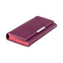 Зливовий шкіряний гаманець Visconti R11 PLUM M Paloma c RFID