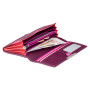 Зливовий шкіряний гаманець Visconti R11 PLUM M Paloma c RFID