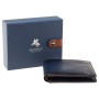 Синє шкіряне портмоне чоловіче Visconti AT58 BLUE Arthur c RFID