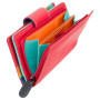 Червоний жіночий гаманець Visconti SP31 RED M Poppy c RFID