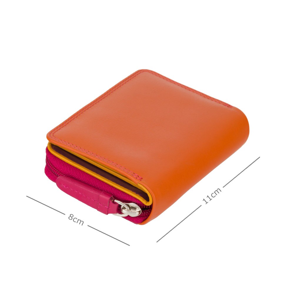 Помаранчевий жіночий гаманець Visconti RB53 BERRY M Hawaii c RFID
