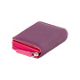Фіолетовий шкіряний гаманець жіночий Visconti RB53 PLUM M Hawaii c RFID
