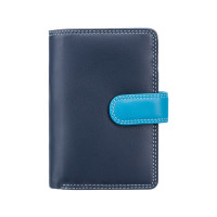 Синій жіночий гаманець Visconti RB51 BLUE M Fiji c RFID