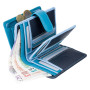 Синій жіночий гаманець Visconti RB51 BLUE M Fiji c RFID