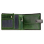 Гаманець чоловічий чорний із зеленим Visconti TR35 BLK/GRN Atlantis c RFID (Black Green)