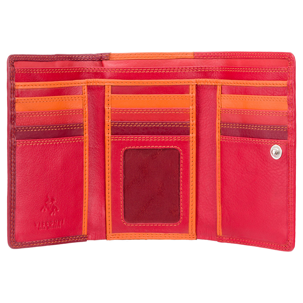 Гаманець жіночий Visconti RB43 RED M Bora RFID (Red Multi)
