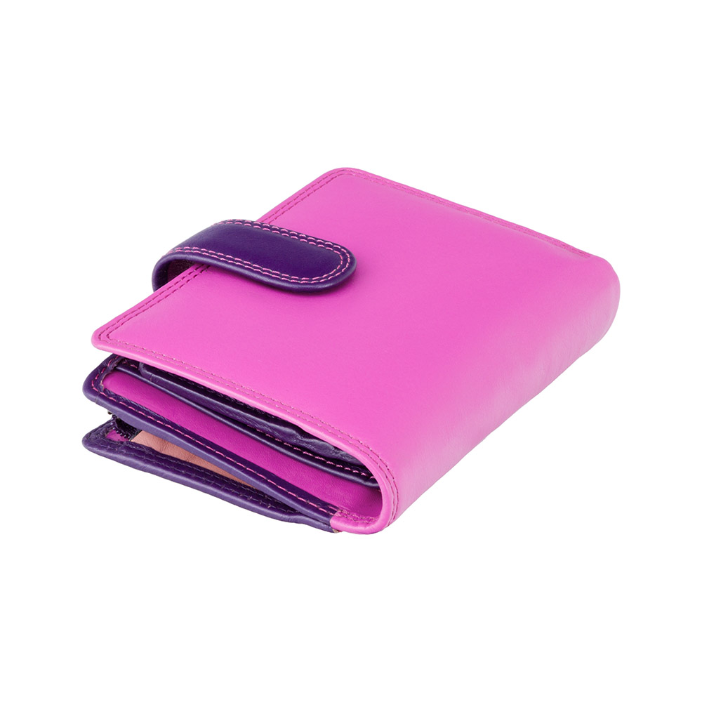 Рожевий гаманець жіночий Visconti RB40 BERRY M Bali RFID (Berry Multi)