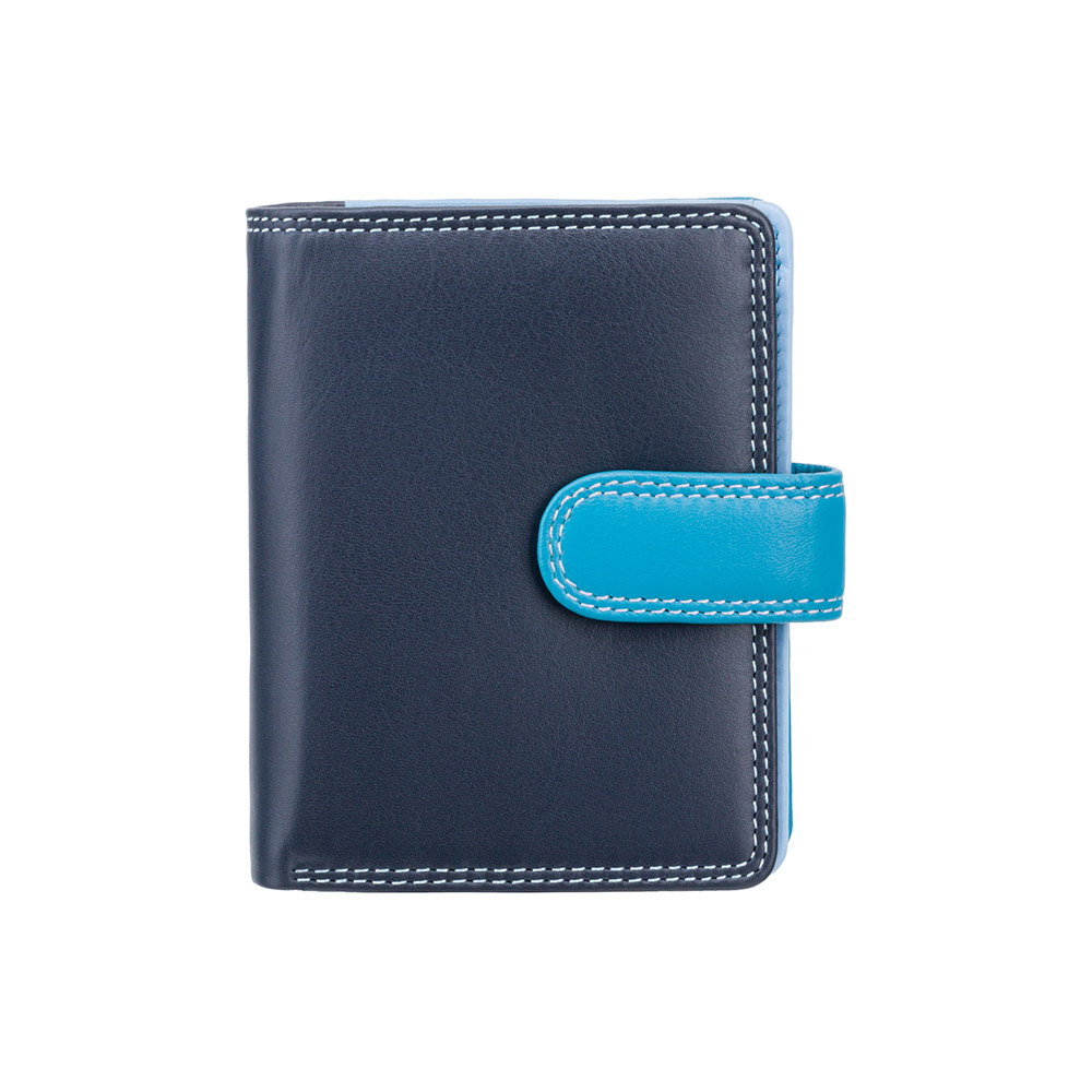 Блакитний гаманець жіночий Visconti RB40 BLUE M Bali RFID (Blue Multi)
