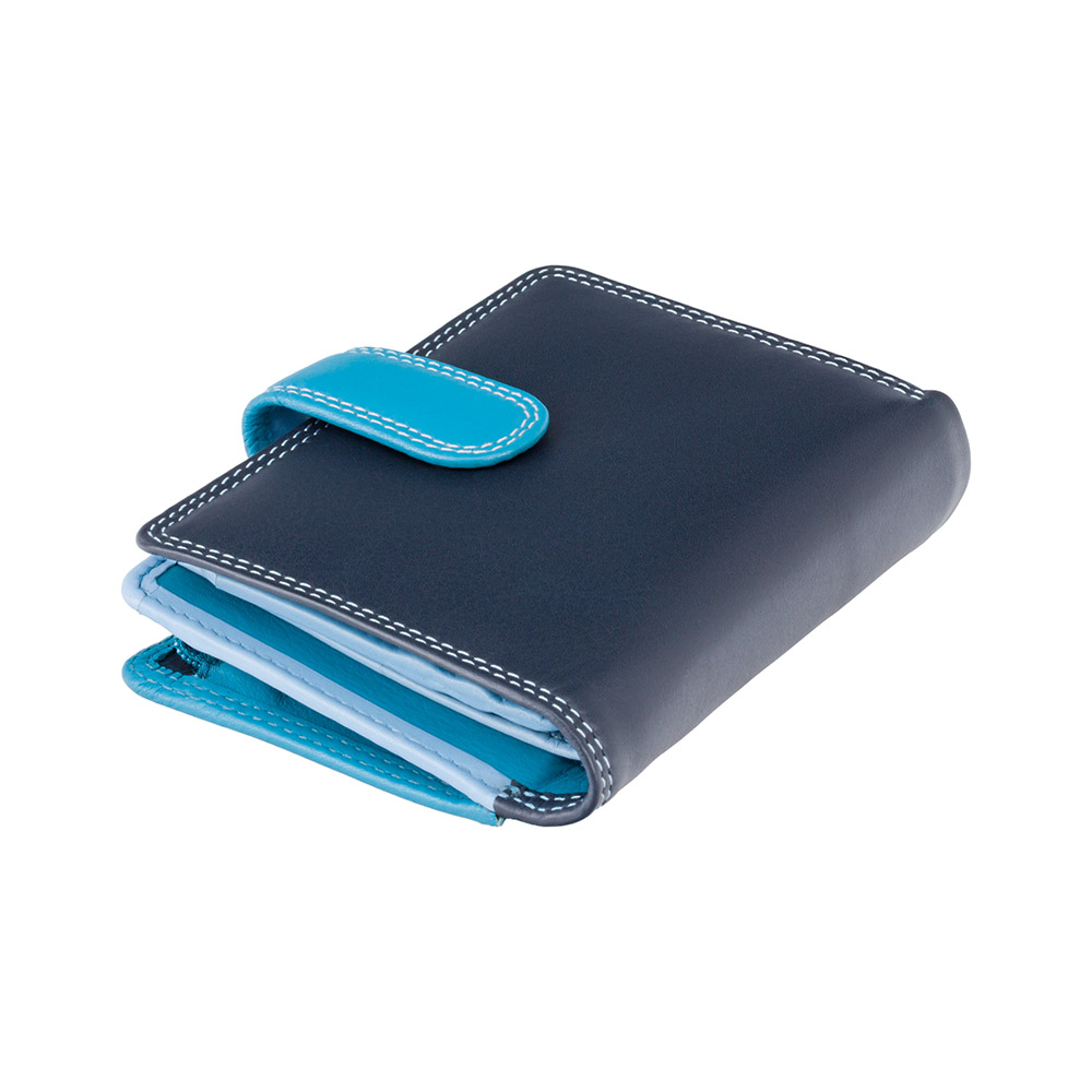 Блакитний гаманець жіночий Visconti RB40 BLUE M Bali RFID (Blue Multi)