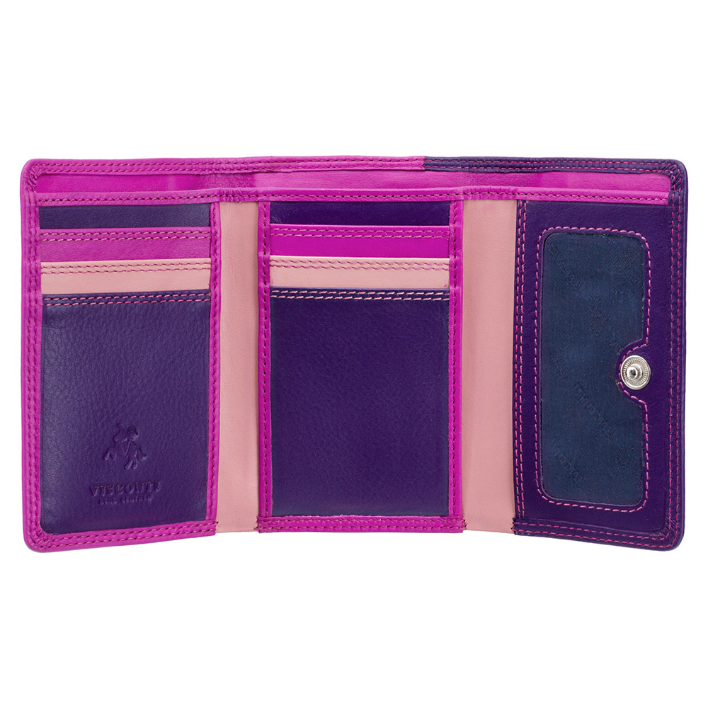 Гаманець жіночий рожевого кольору Visconti RB39 BERRY M Biola c RFID (Berry Multi)