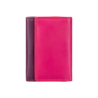 Фіолетовий жіночий гаманець у три складання Visconti RB39 PLUM M Biola c RFID (Plum Multi)