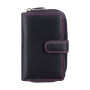 Стильний гаманець жіночий Visconti R13 BLK/BERRY Carmelo c RFID (Black Berry)
