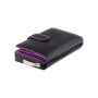 Стильний гаманець жіночий Visconti R13 BLK/BERRY Carmelo c RFID (Black Berry)