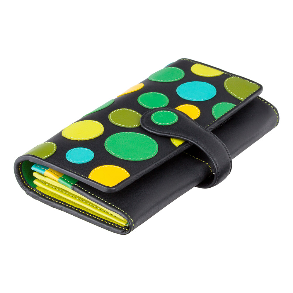Жіночий гаманець брендовий Visconti P2 LILLY Neptune c RFID (Lily Pad)
