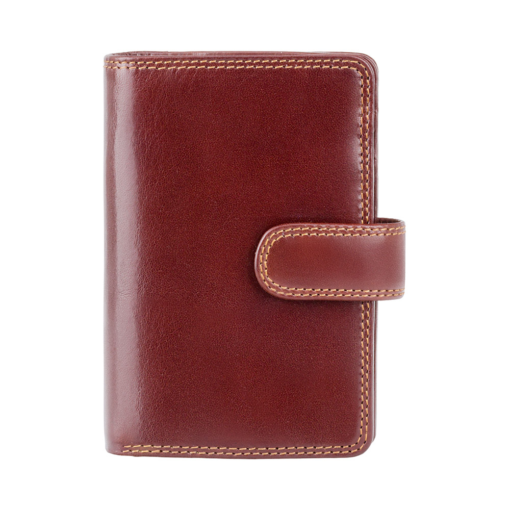 Жіночий шкіряний портмоне Visconti MZ11 IT BRN Venice з RFID (Italian Brown)
