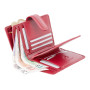 Червоний жіночий портмоне Visconti MZ11 IT RED Venice з RFID (Italian Red)