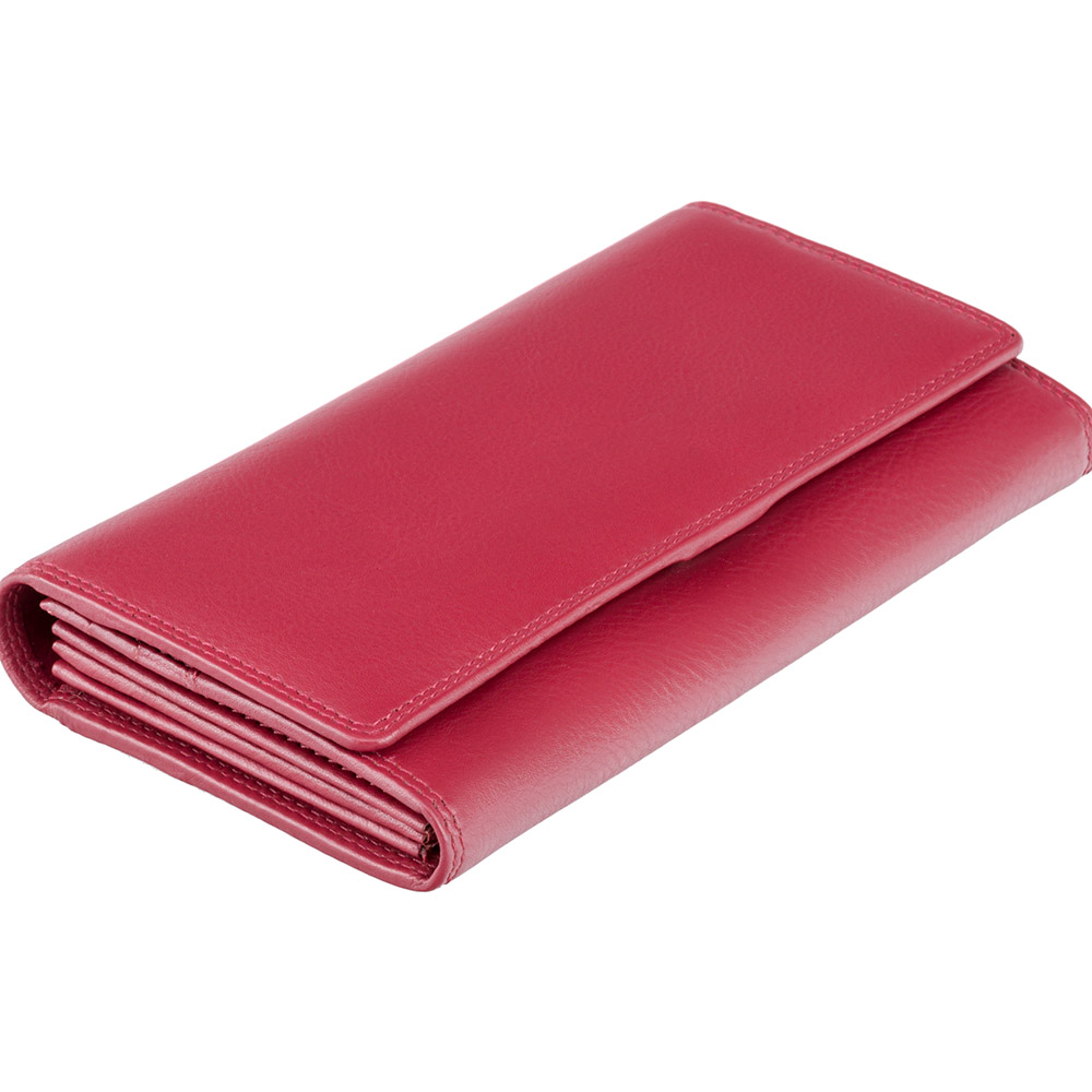 Червоний гаманець великого розміру Visconti HT35 RED Buckingham c RFID (Red)