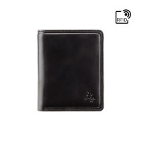 Чорний маленький чоловічий гаманець Visconti TSC39 BLK Xavi RFID (Black)