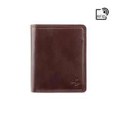 Простий маленький чоловічий портмоне Visconti TSC39 BRN Xavi c RFID (Brown)