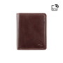 Простий маленький чоловічий портмоне Visconti TSC39 BRN Xavi c RFID (Brown)