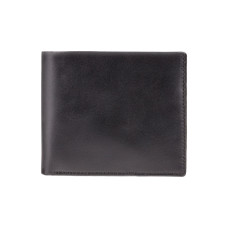 Чорний чоловічий портмоне без клямки Visconti PM101 BLK/BLUE Pablo c RFID (Black Blue)