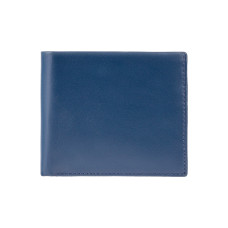 Синій чоловічий шкіряний портмоне Visconti PM101 BLUE/MUST Pablo c RFID (Blue Mustard)