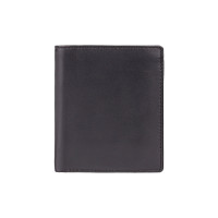 Маленький чоловічий портмоне у два додавання Visconti BD22 BK/CB/GRN Dr. No (Black Cobalt Green)