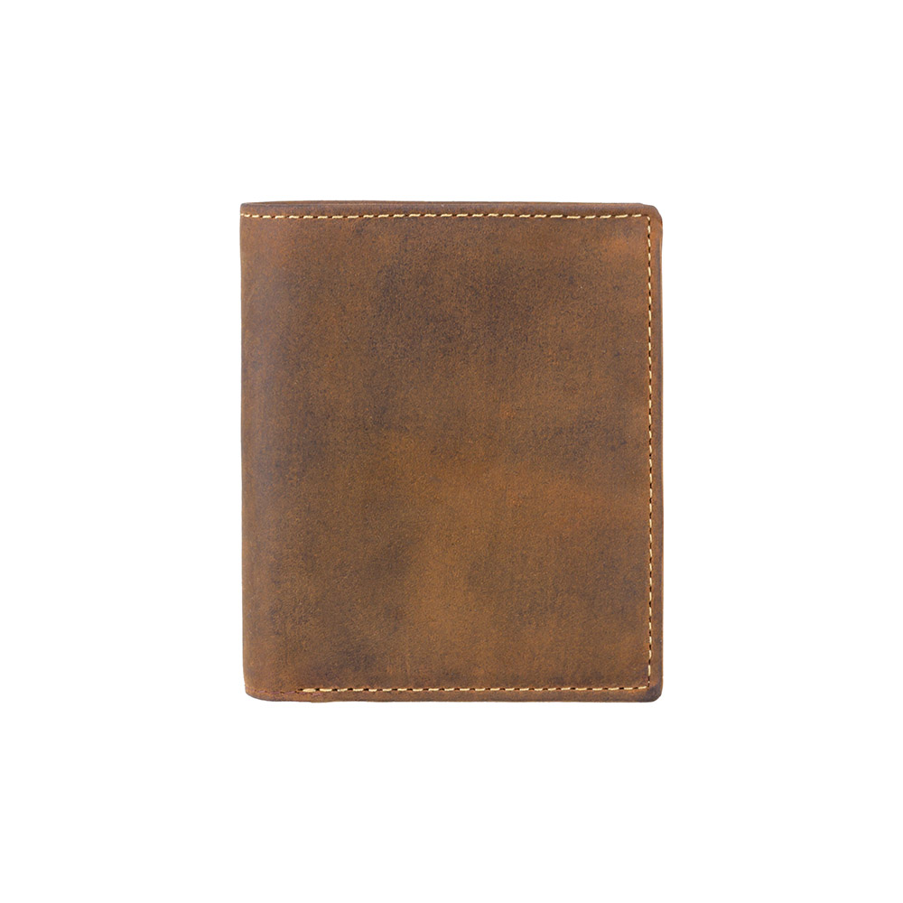 Коричневий маленький портмоне Visconti 708 OIL TAN Spear (Oil Tan)