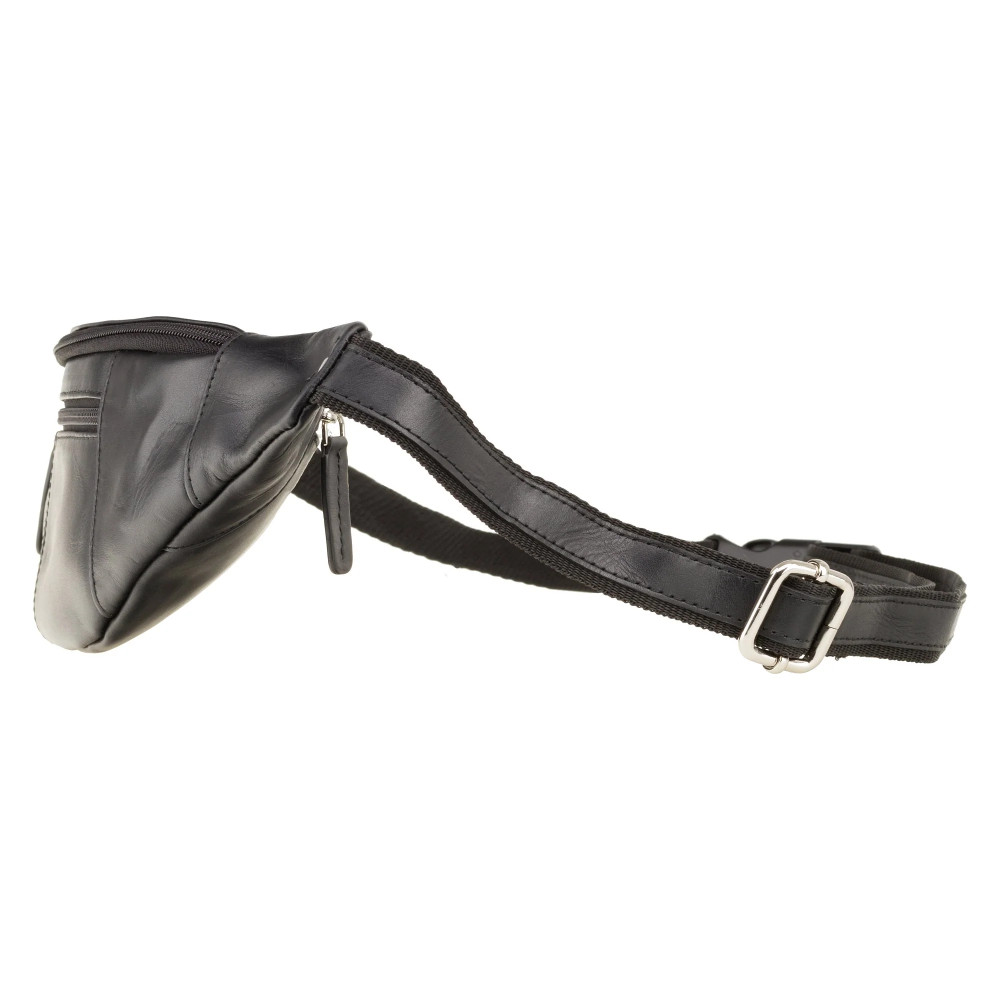 Чорна сумка Visconti 721 BLK Bumbag Large (Black)