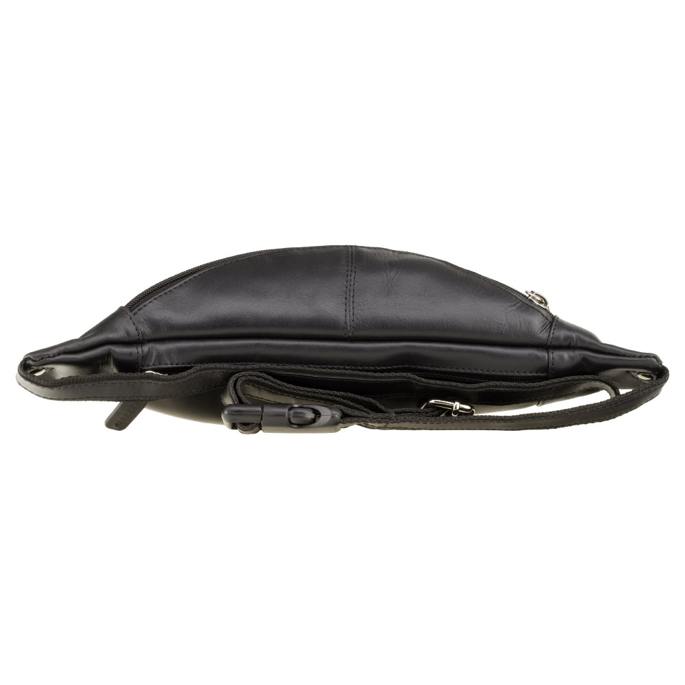 Чорна сумка Visconti 721 BLK Bumbag Large (Black)
