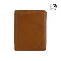 Чоловічий гаманець шкіряний Visconti DRW41 TAN Galen (Oak Tan)
