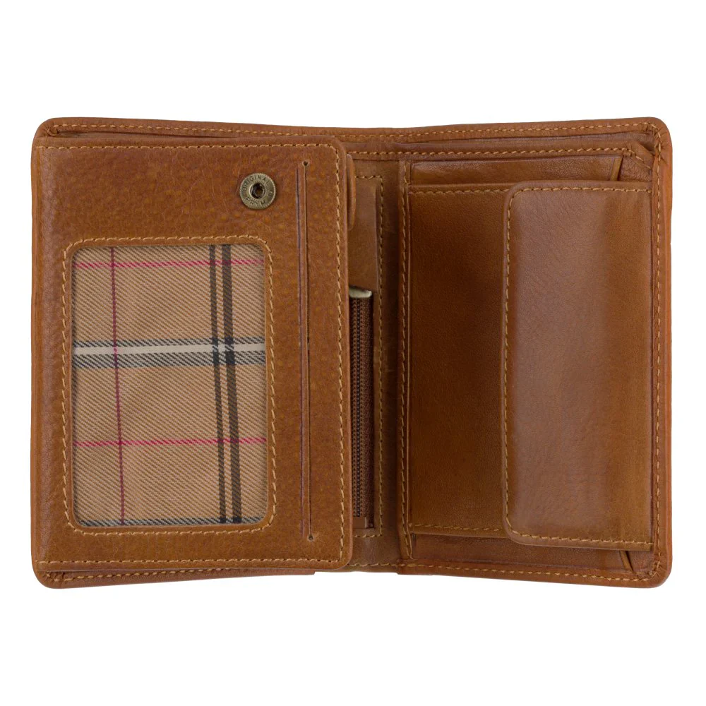 Чоловічий гаманець шкіряний Visconti DRW41 TAN Galen (Oak Tan)