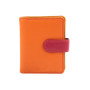 Помаранчевий гаманець жіночий Visconti RB40 ORG MULTI Bali c RFID (Orange Multi)