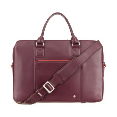 Бордова жіноча ділова сумка Visconti WB70 PLUM Harriet 13 (Plum)