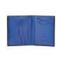 Маленький шкіряний портмоне Visconti VSL26 BK/CB Javelin c RFID (Black Cobalt)