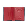 Чорний чоловічий шкіряний портмоне Visconti VSL26 BLK/RED Javelin з RFID